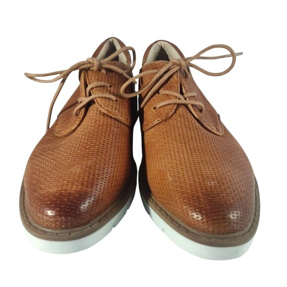 Söfft Tan Women's Size 8M Leather Perforated Oxford Style Shoes - Picture 2 of 9